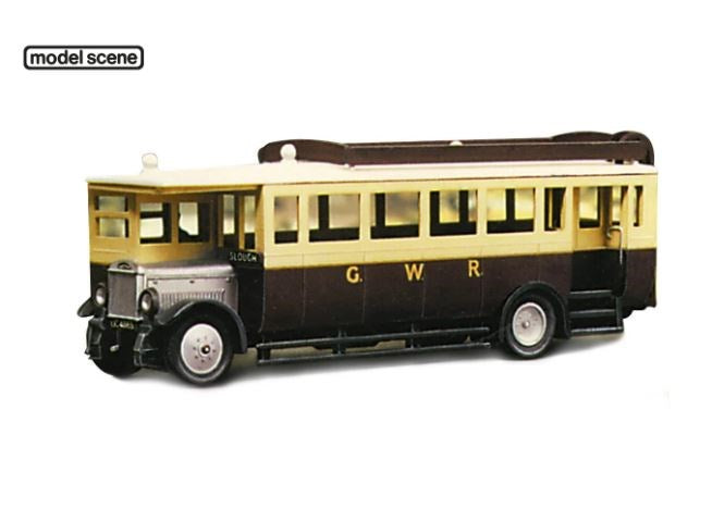 Modelscene 5137 OO 1927 Maudslay ML3 Bus Kit 'GWR' livery