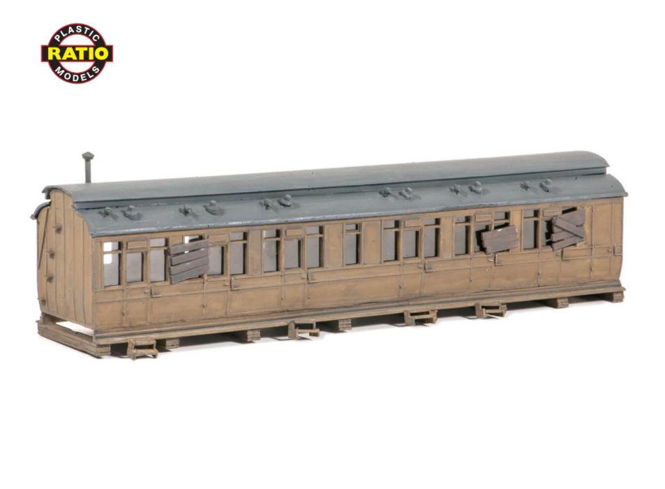 Ratio 519 OO Large Grounded Coach 195mm x 45mm