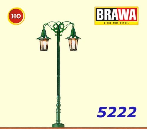 Brawa 5222 HO 2 Arm Hanging Park Light