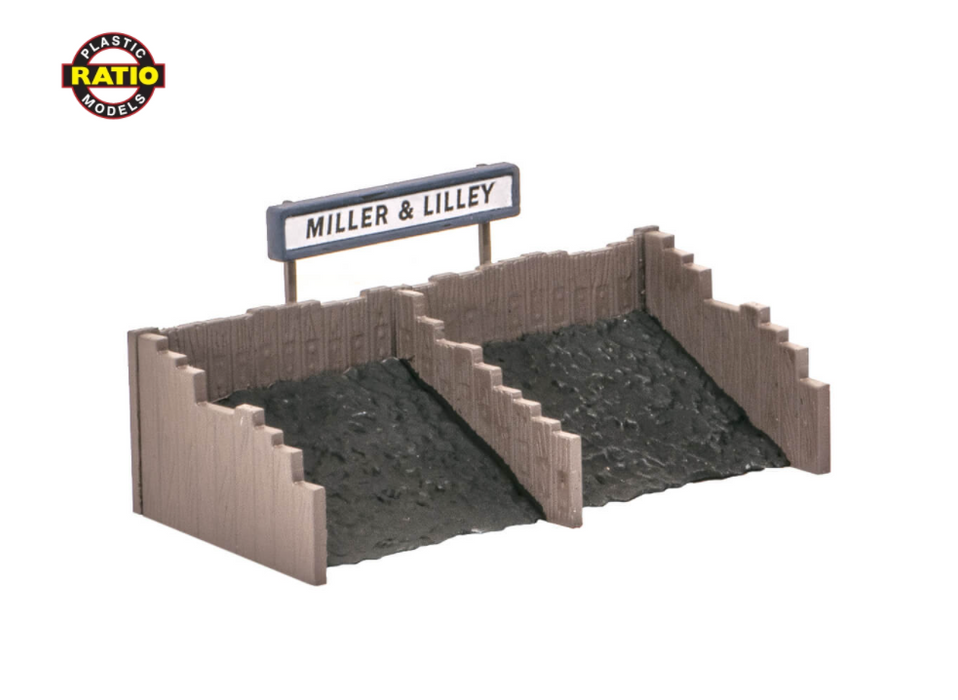 Ratio 533 OO Coal Staithes Building Accessories pack