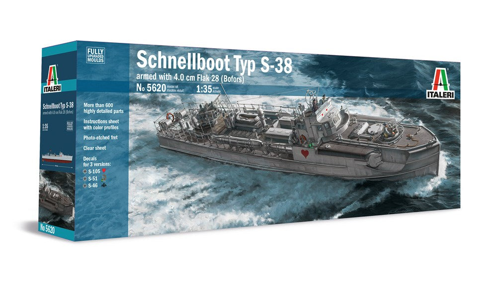 Italeri 5620 1:35 Schnellboot Typ S-38