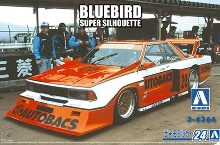 Aoshima 6364 1/24 Nissan KY910 Bluebird Super Silhouette 1983