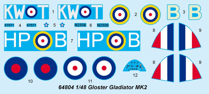 I Love Kit 64804 1:48 Gloster Gladiator Mk2