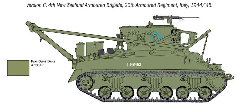 Italeri 6547 1/35 M32B1 Armoured Recovery Vehicle (NZ)