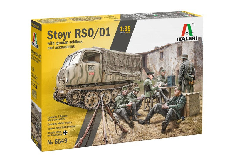 Italeri 6549 1/35 Steyr RSO/01 with German Soldiers