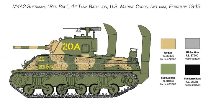 Italeri 6583  1/35 M4 Sherman U.S. Marine Corps