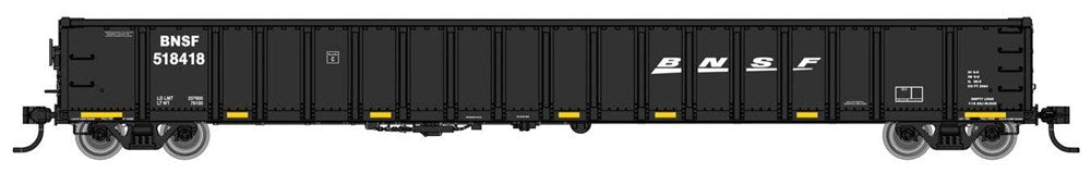 Walthers Mainline 910-6433 HO 68' Railgon Gondola - Ready To Run - BNSF #518418