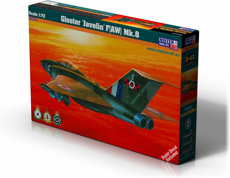Mister Craft D-43 1:72 Gloster 'Javelin' F[AW] Mk.8