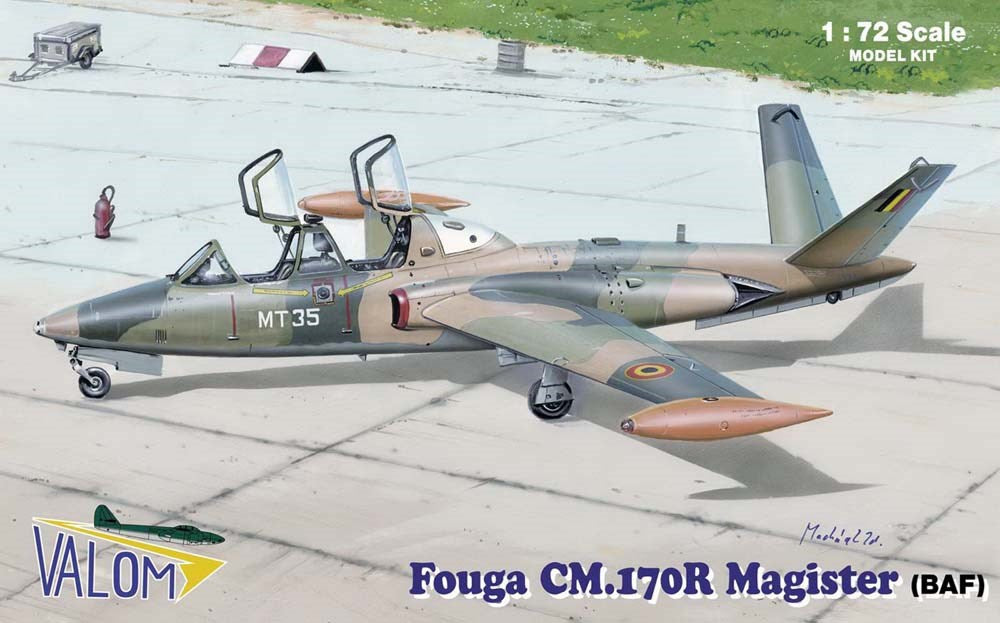Valom 72087 1:72 Fouga CM.170R Magister (BAF)