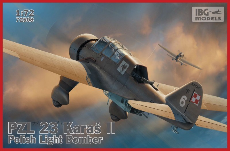 IBG Models 72508 1:72 PZL.23 Karas II Polish Light Bomber