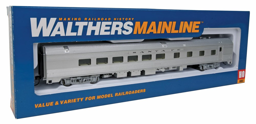 Walthers Mainline 910-30152 HO 85' Budd Diner - Santa Fe (silver)
