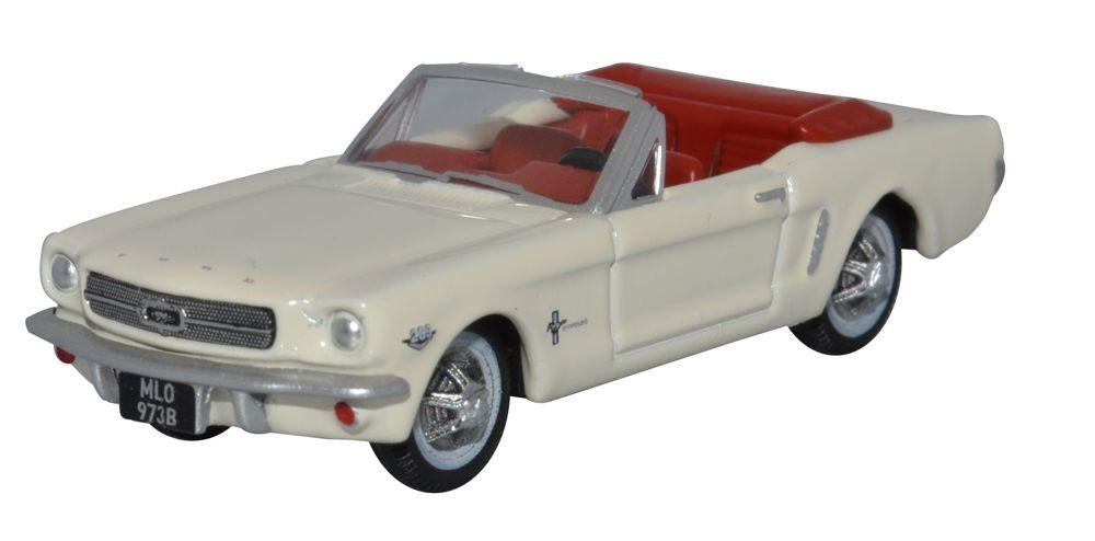 Oxford 87MU65005 1:87 1965 Ford Mustang Convertible Wimbledon White