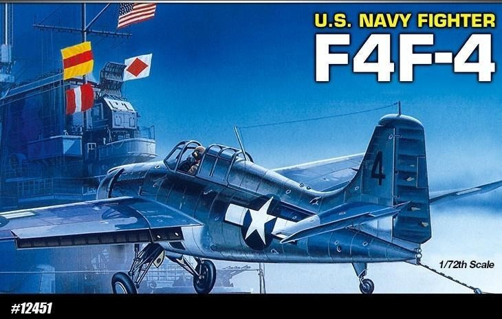 Academy 12451 1:72 US Navy F4F-4 Wildcat