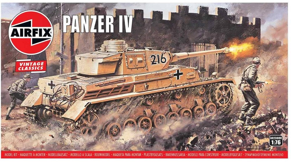 Airfix A02308V 1:76 Panzer IV - Vintage Classics