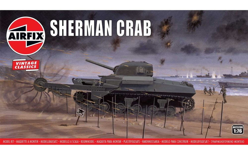 Airfix A02320V 1:76 Sherman Crab - Vintage Classics