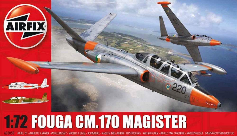 Airfix A03050 1:72 Fouga CM.170 Magister