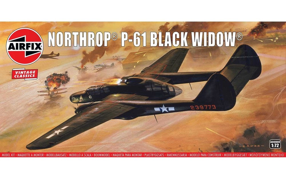 Airfix A04006V 1:72 Northrop P-61 Black Widow - Vintage Classics