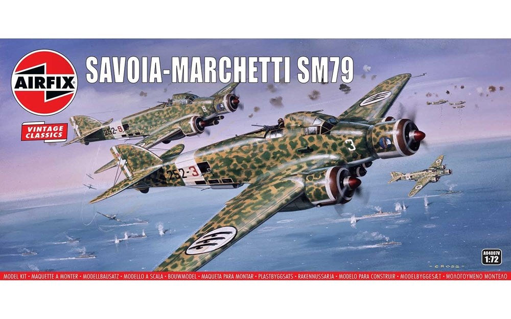 Airfix A04007V 1:72 Savoia-Marchetti SM79 - Vintage Classics