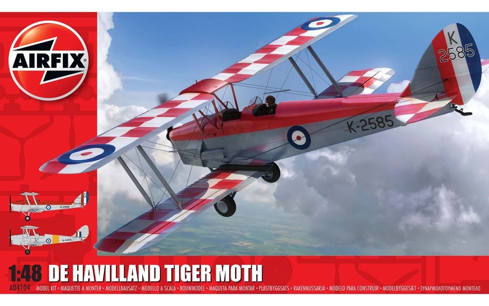 Airfix A04104 1:48 de Havilland DH82A Tiger Moth