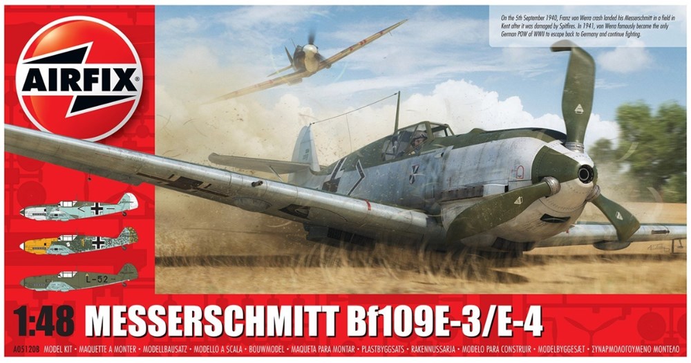 Airfix A05120B 1:48 Messerschmitt Bf109E-3/E-4