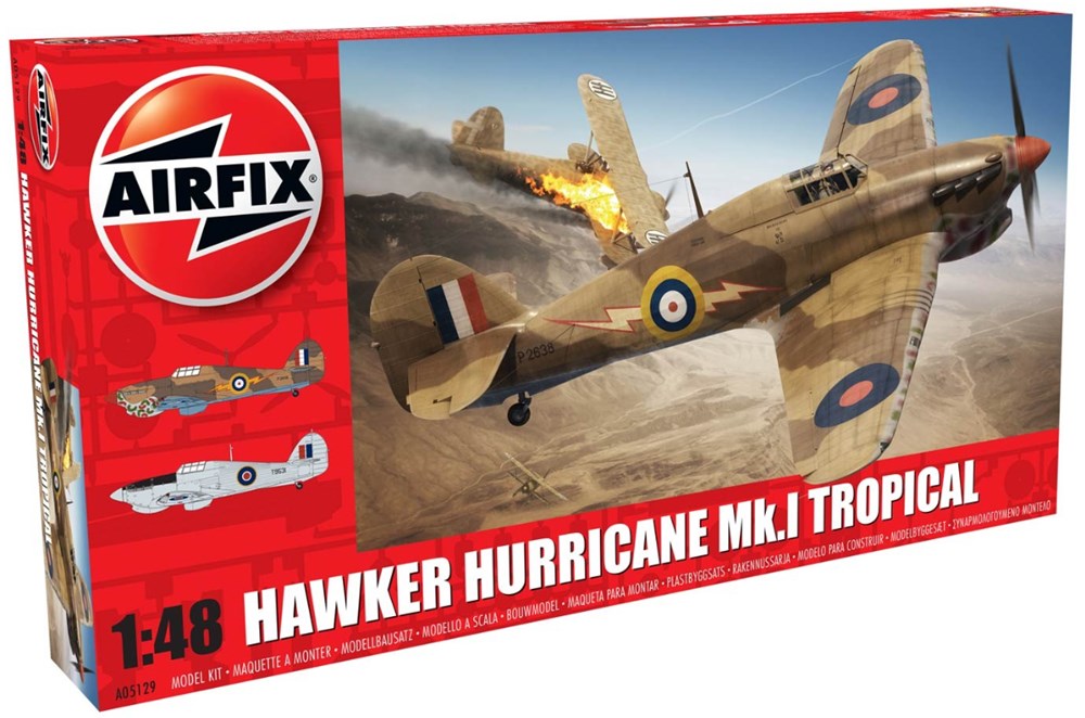 Airfix A05129 1:48 Hawker Hurricane Mk.1 Tropical