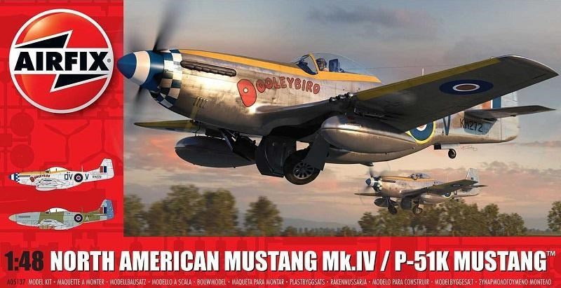 Airfix A05137 1:48 North American Mustang Mk.IV / P-51K