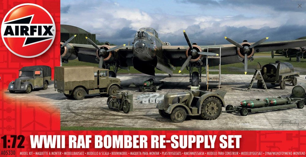Airfix A05330 1:72 WWII RAF Bomber Re-supply Set