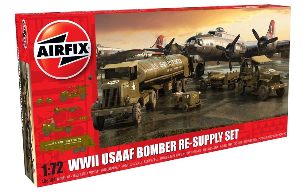 Airfix A06304 1:72 WWII USAAF Bomber Re-Supply Set
