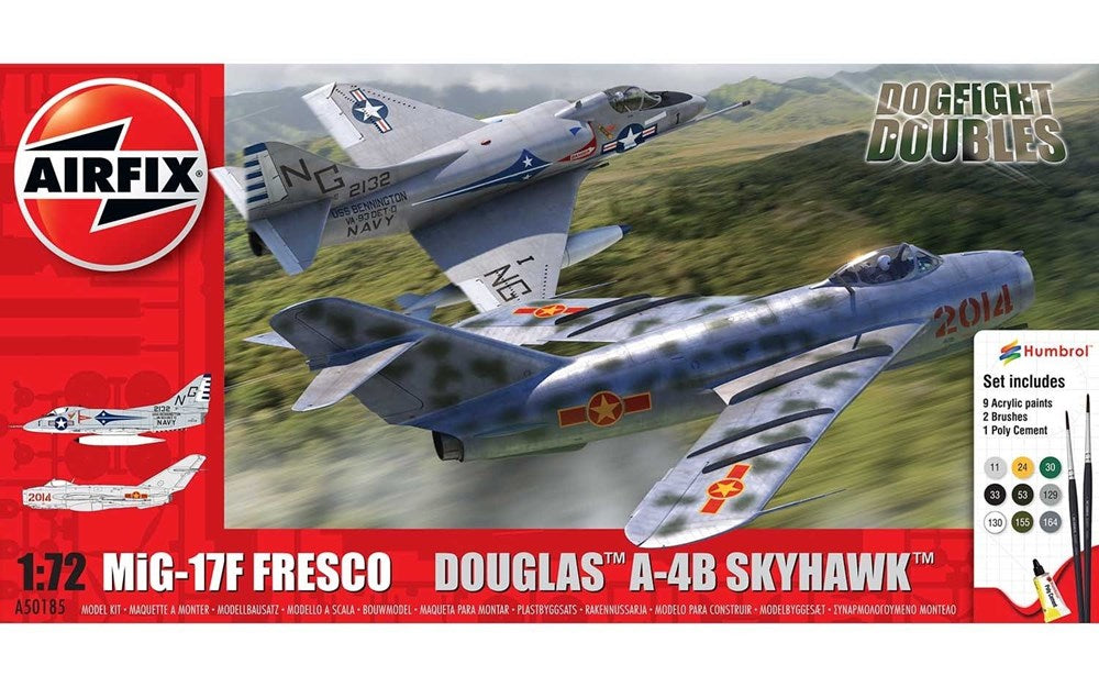 Airfix A50185 1:72 Dogfight Doubles MiG17F and Skyhawk