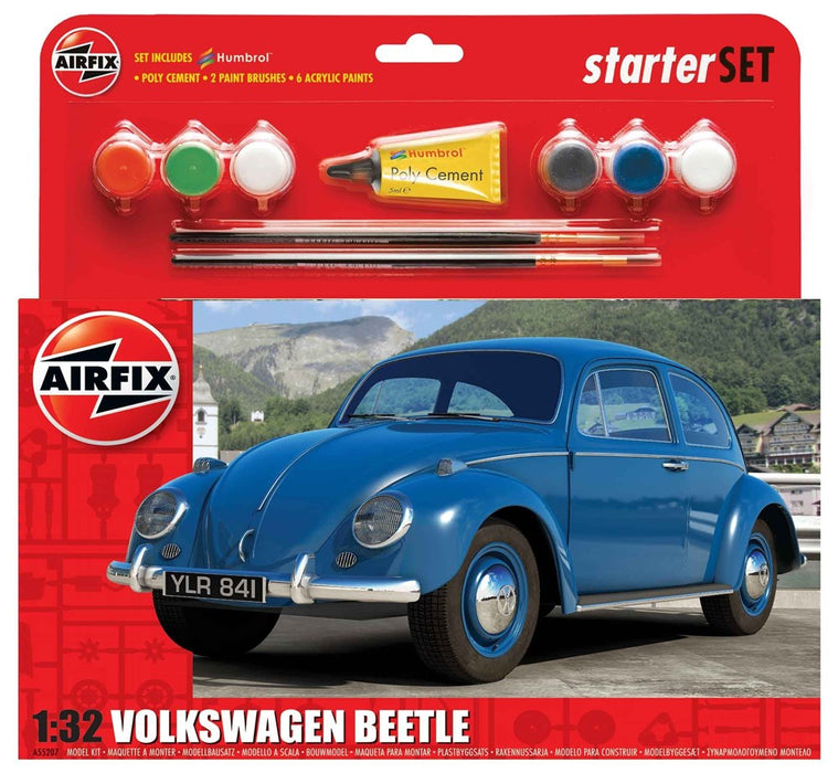 Airfix A55207 1:32 VW Beetle - Medium Starter Set - Discontinued