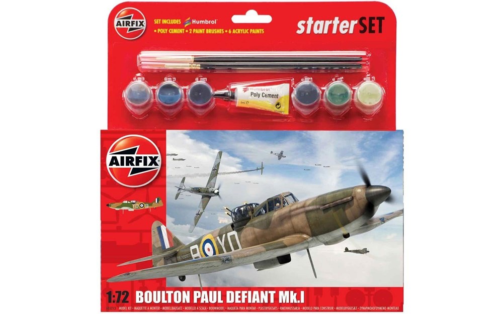 Airfix A55213 1:72 Boulton Paul Defiant MkI - Medium Starter Set