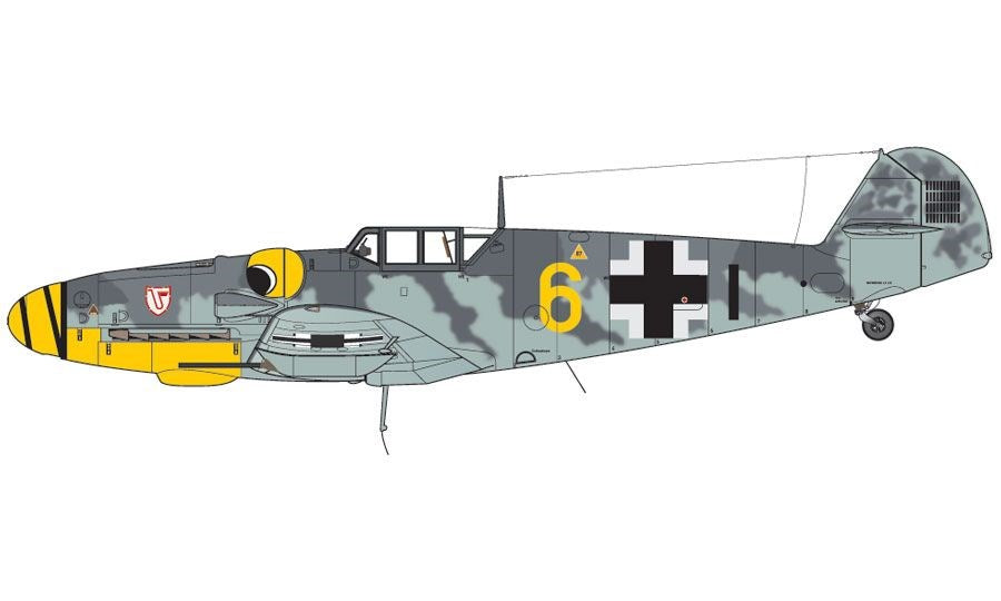 Airfix A02029A 1:72 Messerschmitt Bf109G-6