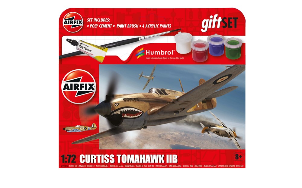 Airfix A55101A Gift Set - 1:72 Curtiss Tomahawk IIB