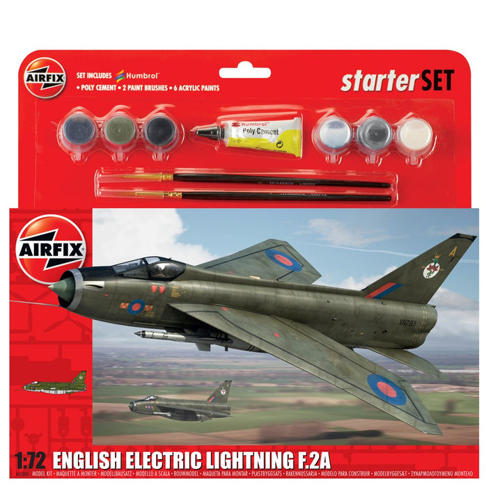 Airfix A55305 1:72 English Electric Lightning F.2A - Large Starter Set