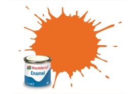 Humbrol 18 Orange - Gloss - 14ml Enamel