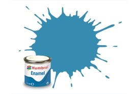 Humbrol 48 Mediterranean Blue - Gloss - 14ml Enamel