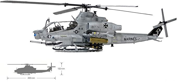 Academy 12127 1/35 USMC AH-1Z Shark Mouth