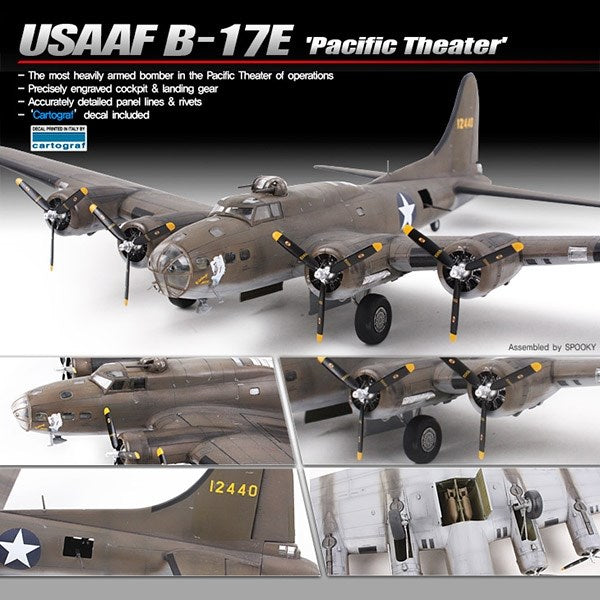 Academy 12533 1:72 B-17E USAAF 'Pacific Theater'
