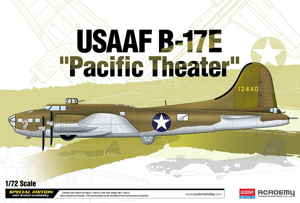 Academy 12533 1:72 B-17E USAAF 'Pacific Theater'