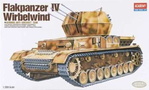 Academy 13236 1:35 Flakpanzer IV Wirbelwind German Anti-Aircraft Tank