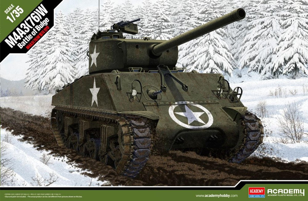 Academy 13500 1:35 M4A3 (76)W 'Battle Of The Bulge'