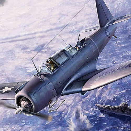 Academy 12324 1:48 USN SB2U-3 'Battle of Midway'