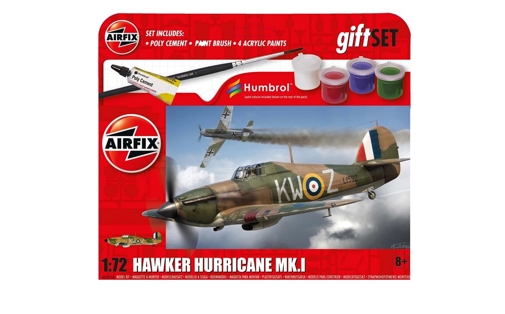 Airfix A55111A Gift Set - 1:72 Hawker Hurricane Mk.I