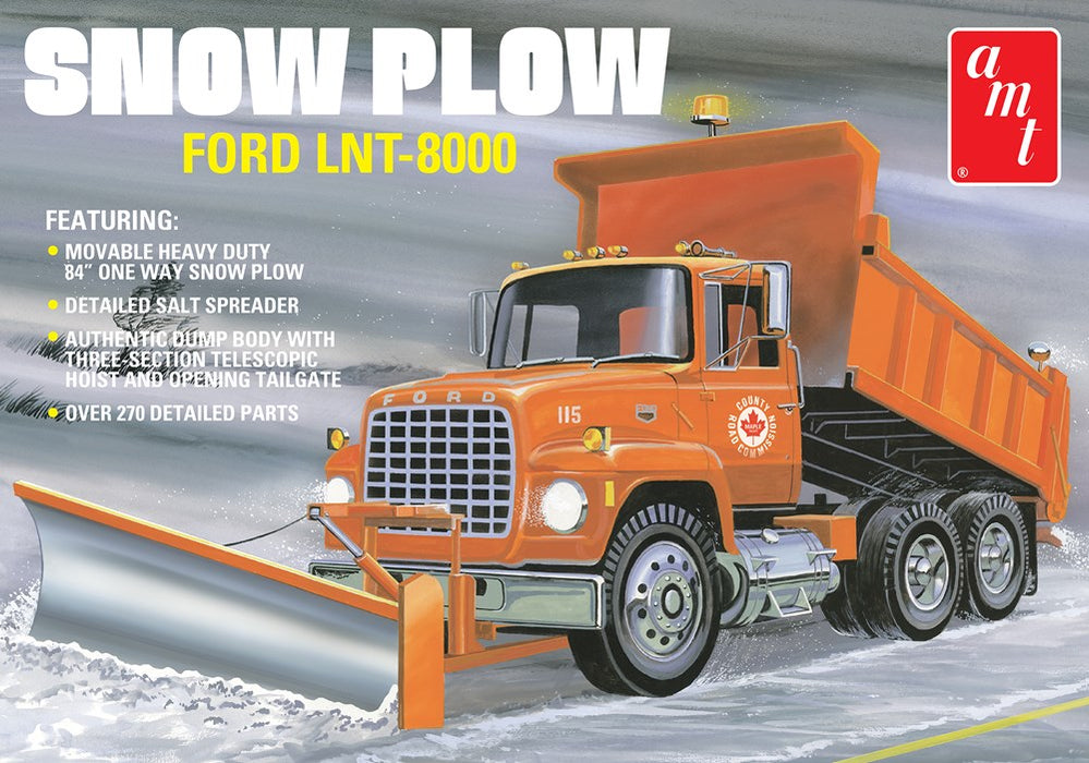 AMT 1178 1:25  Ford LNT-8000 Snow Plow