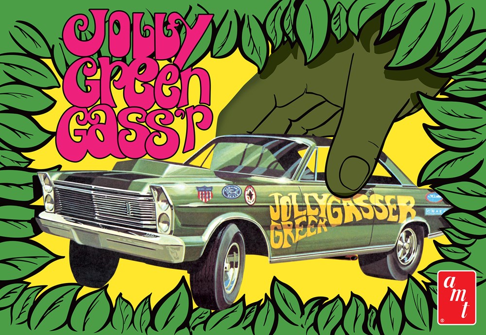 AMT 1192 1:25 1965 Ford Galaxie 'Jolly Green Gasser'