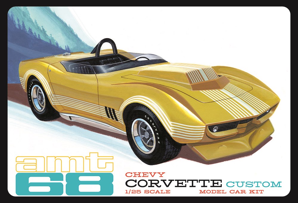 AMT 1236 1:25 1968 Chevy Corvette Custom