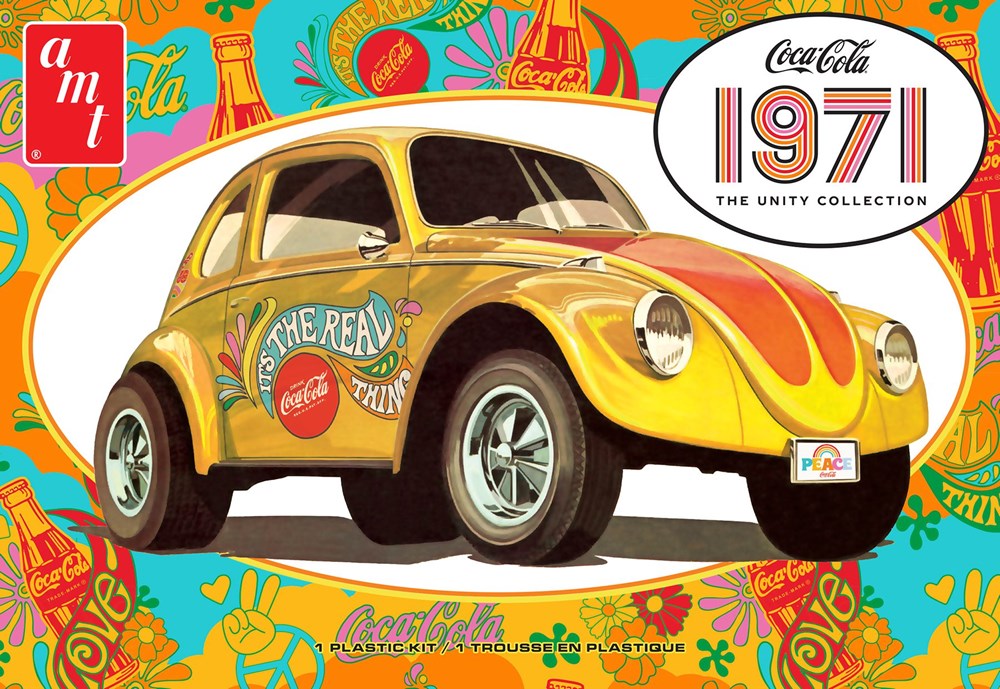 AMT 1284 1:25 VW Superbug 1971 Unity Graphics (Coca-Cola)