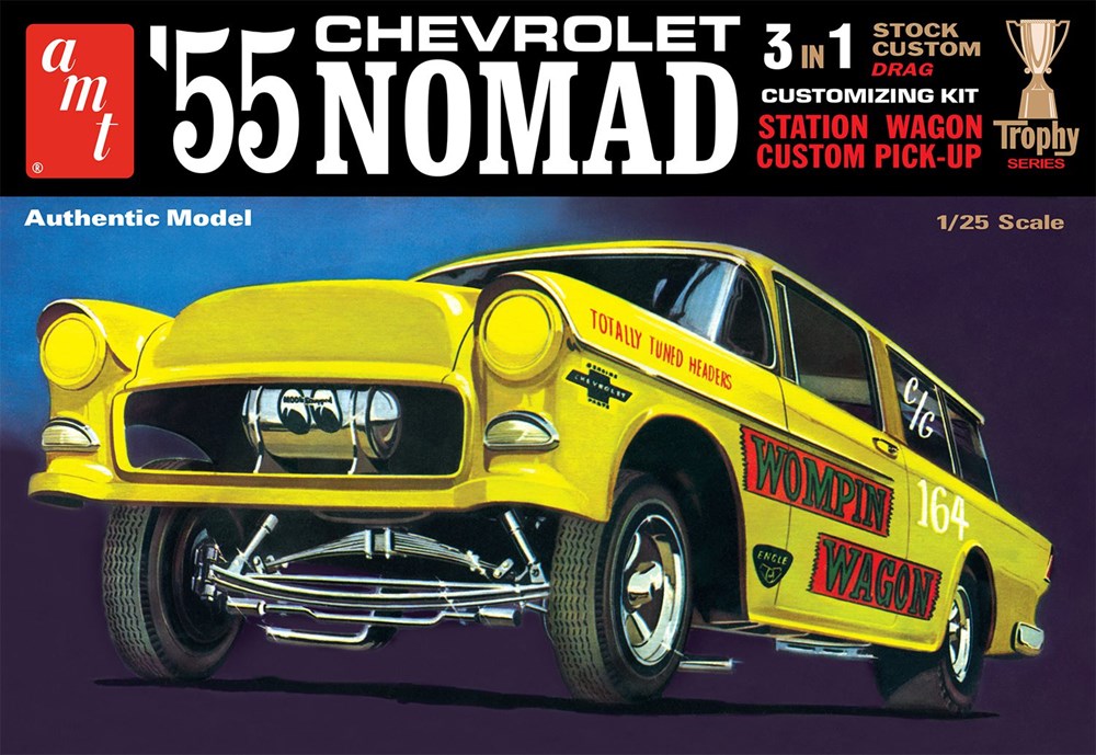 AMT 1297 1:25 1955 Chevy Nomad