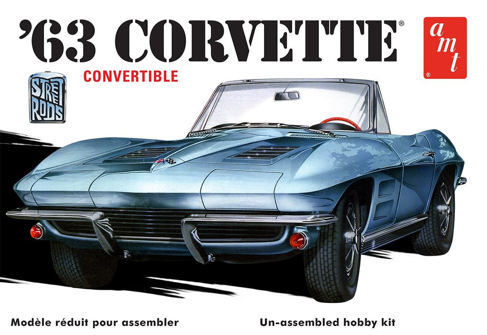 AMT 1335 1:25 1963 Chevy Corvette Convertible