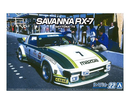 Aoshima 6103 1:24 Mazda SA22C RX-7 Daytona '79